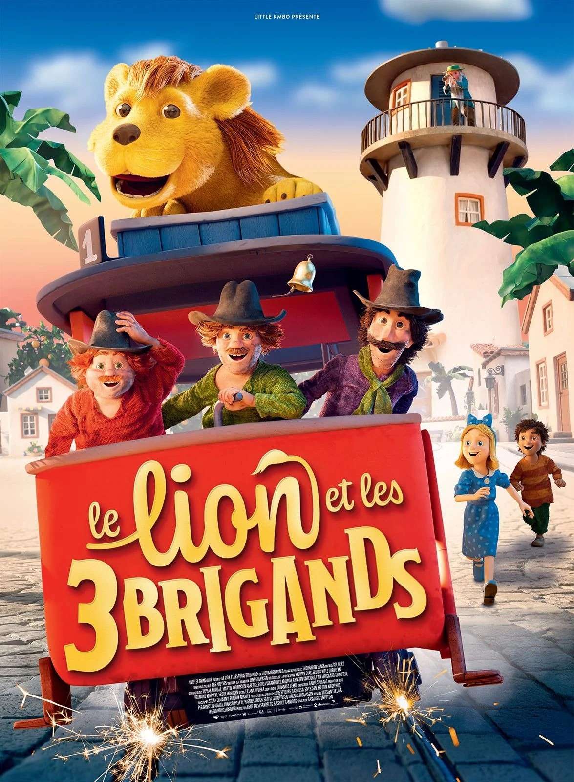Le lion et les 3 brigands